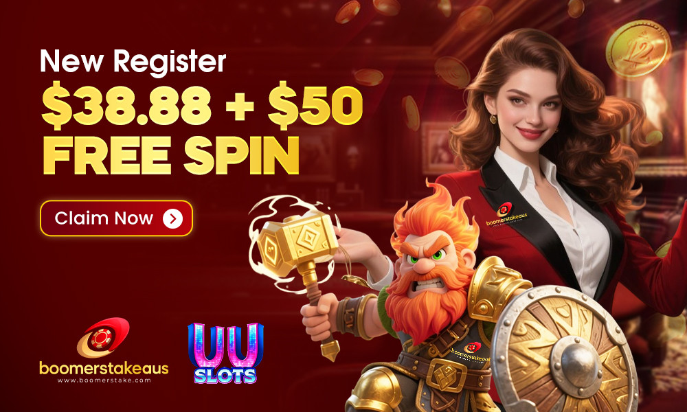 BoomerStake AUS — new register AUD$38.88 plus $50 free spins